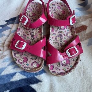Birkenstock Kids Sandals in Bright Pink